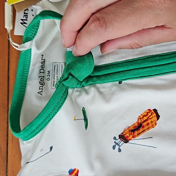 NWT Angel Dear Golf Zip Romper - Picture 2 of 3